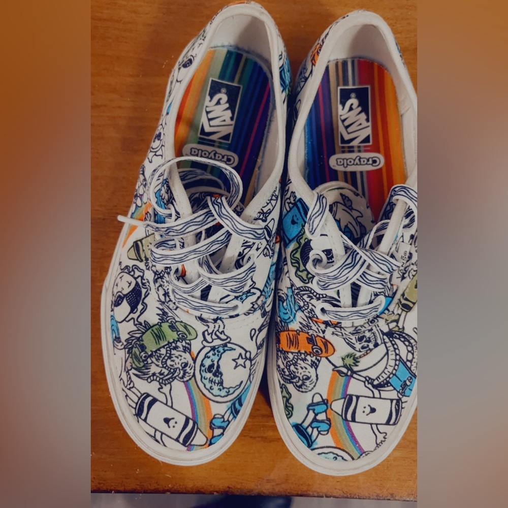 +CRAYOLA KID'S AUTHENTIC 'SKETCH YOUR WAY' sneakers